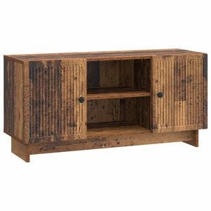 vidaXL TV Cabinet 102 x 34.5 x 50 cm Old Wood Engineered Wood