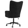 vidaXL Relaxing Chair with Wheel Black 69 x 61.5 x 102 cm Velvet