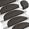 vidaXL Stair Mats Self-adhesive Sisal-Look 30 pcs 56x17x3 cm Anthracite
