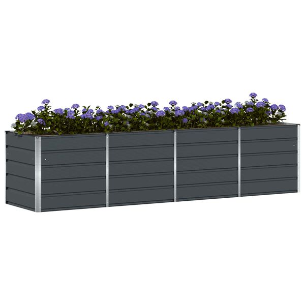 vidaXL Planter Anthracite 320 x 80 x 75 cm Steel