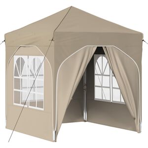 vidaXL Pop-up Party Tent 192 x 192 x 245 cm Cream