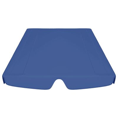 vidaXL Replacement Canopy for Garden Swing Blue 188/168x145/110 cm