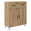 vidaXL Highboard Artisan Oak 69.5 x 34 x 90 cm Engineered Wood