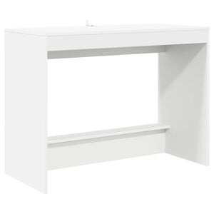 vidaXL Bed Desk White Engineered Wood 100 x 45 x 75 cm