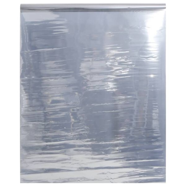 vidaXL Solar Film Static Reflective Effect Silver 90x2000 cm PVC