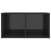 vidaXL TV Cabinets 2 pcs High Gloss Grey 72x35x36.5 cm Engineered Wood