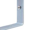 vidaXL Support Brackets for Fence Post 3 pcs Galvanised Steel
