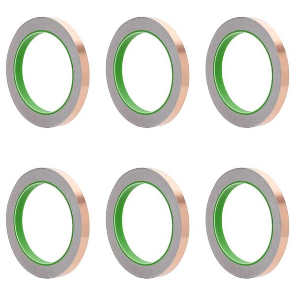 vidaXL Copper Tape 6 pcs Copper 2000 x 1 cm Copper