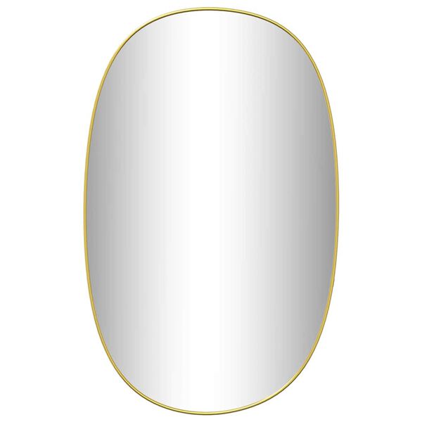 vidaXL Wall Mirror Gold 80x50 cm