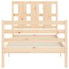 vidaXL Bed Frame without Mattress 100x200 cm Solid Wood