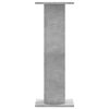 vidaXL Speaker Stands 2 pcs Concrete Grey 30x30x80 cm Engineered Wood