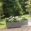 LECHUZA Planter BALCONERA Stone 50 ALL-IN-ONE Grey