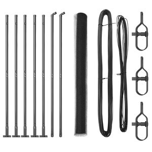 vidaXL Fence Post Grey