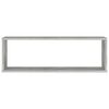 vidaXL Wall Cube Shelf 6 pcs Concrete Grey 80x15x26.5 cm Engineered Wood