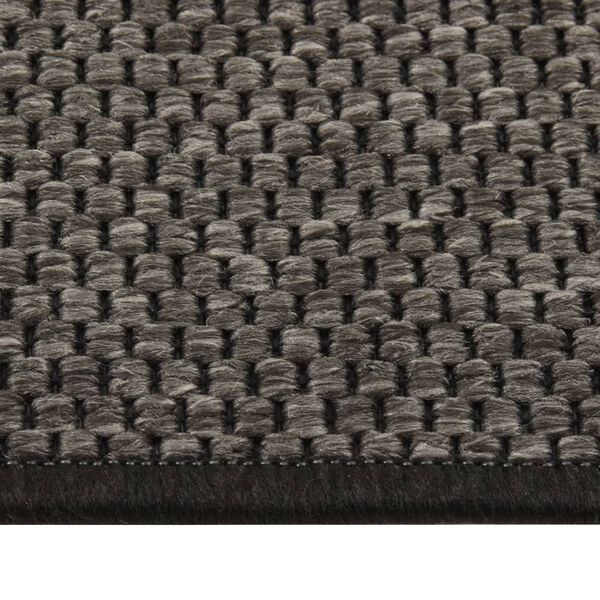 vidaXL Sisal Look Carpet Runner Anthracite 80x300 cm