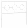 vidaXL Metal Replace Headboard White 100 cm