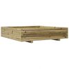 vidaXL Garden Planter 110x110x26.5 cm Impregnated Wood Pine