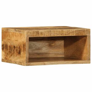 vidaXL Wall-mounted TV Cabinet 40x30x19 cm Solid Rough Wood Mango