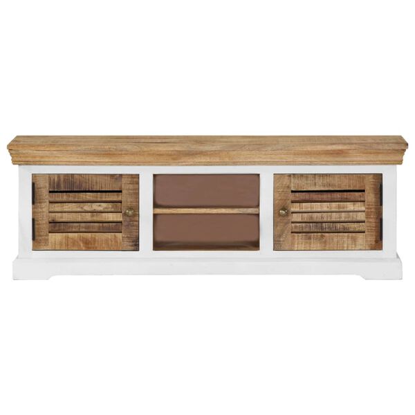 vidaXL TV Cabinet 118x30x40 cm Solid Mango Wood