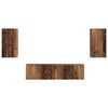 vidaXL TV Cabinet Set 4 pcs Old Wood Engineered Wood