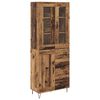 vidaXL Highboard Old Wood 69.5 x 34 x 90 cm Engineered Wood