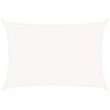 vidaXL Sunshade Sail 160 g/m&sup2; White 3x4 m HDPE