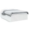 vidaXL Bed Frame without Mattress White 120x200 cm