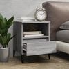 vidaXL Bedside Cabinets 2 pcs Grey Sonoma 40x35x50 cm