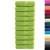 vidaXL Premium Guest Towels SOLUND 10 pcs Apple Green 30x50 cm 600 gsm
