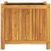vidaXL Garden Planter with Liner 54x31x50 cm Solid Wood Acacia