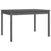 vidaXL 4 Piece Garden Dining Set Grey Solid Wood Pine