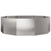vidaXL Planter Silver 120 x 120 x 35 cm Stainless Steel