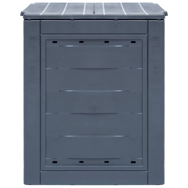 vidaXL Garden Composter Grey 60x60x73 cm 260 L