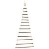 vidaXL&nbsp;Hanging Christmas Tree with Top Star 86x180 cm Natural Branch
