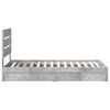 vidaXL Storage Bed Concrete Grey 75 x 190 cm Engineered Wood