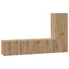 vidaXL TV Cabinet Set Wall-mounted 3 pcs Artisan Oak Engineered Wood