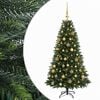 vidaXL Artificial Christmas Tree with Bauble 120 cm 150 LEDs