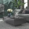 vidaXL Coffee Table High Gloss Grey 115x60x31 cm Engineered Wood
