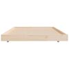 vidaXL Bed Frame without Mattress 75x190 cm Small Single Solid Wood Pine