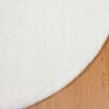 vidaXL Faux Rabbit Fur Rug Olite White &Oslash; 100 cm Polyester