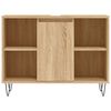 vidaXL Bathroom Cabinet Sonoma Oak 80x33x60 cm Engineered Wood