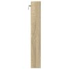 vidaXL Vitrine Cabinet Sonoma Oak 80x8.5x58 cm Engineered Wood