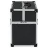 vidaXL Tool Case 38x22.5x34 cm Black Aluminum