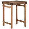 vidaXL Dining Table Brown 60 x 55 x 76 cm Solid reclaimed wood