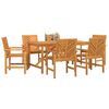 vidaXL Garden Dining Set 7 pcs Brown Solid acacia wood