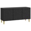 vidaXL TV Cabinet 99 x 34.5 x 50 cm Black Engineered Wood