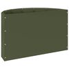 vidaXL Planter Olive Green 60 x 30 x 35 cm Steel