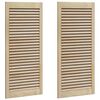 vidaXL Cabinet Door 2 pcs Natural 49.5 x 2.1 x 110 cm Solid Pine Wood