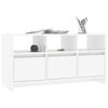 vidaXL TV Cabinet High Gloss White 102x37.5x52.5 cm Engineered Wood