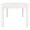 vidaXL Coffee Table White 80x50x40 cm Solid Wood Pine